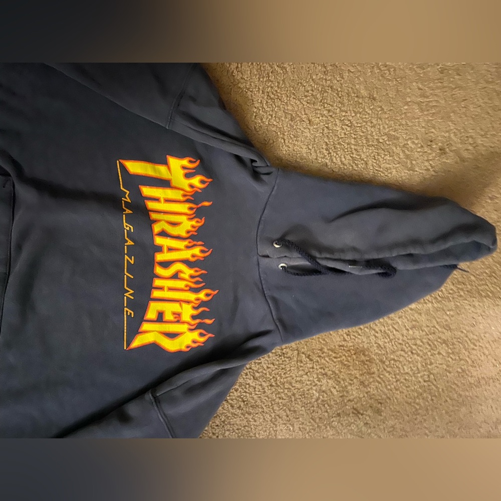 Blue Thrasher Hoodie